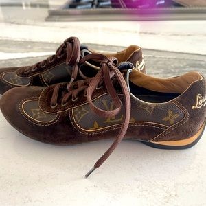 Louis Vuitton Suede Sneakers